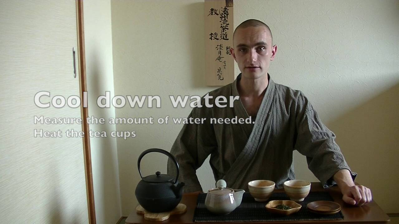 Brewing tea - Sencha first brew