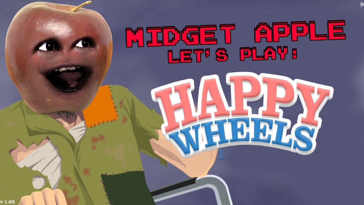 Midget Apple Let's Play HAPPY WHEELS!!!