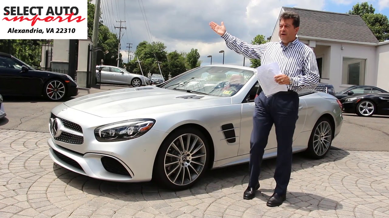 2017 Mercedes-Benz SL550 Roadster Silver, Select Auto Imports in Alexandria, VA #19551