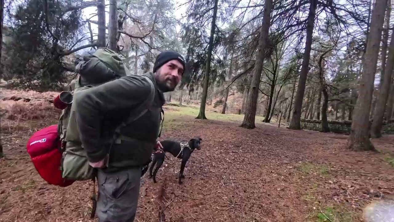 “Rain didn’t stop us — wet wild camping above Sheffield