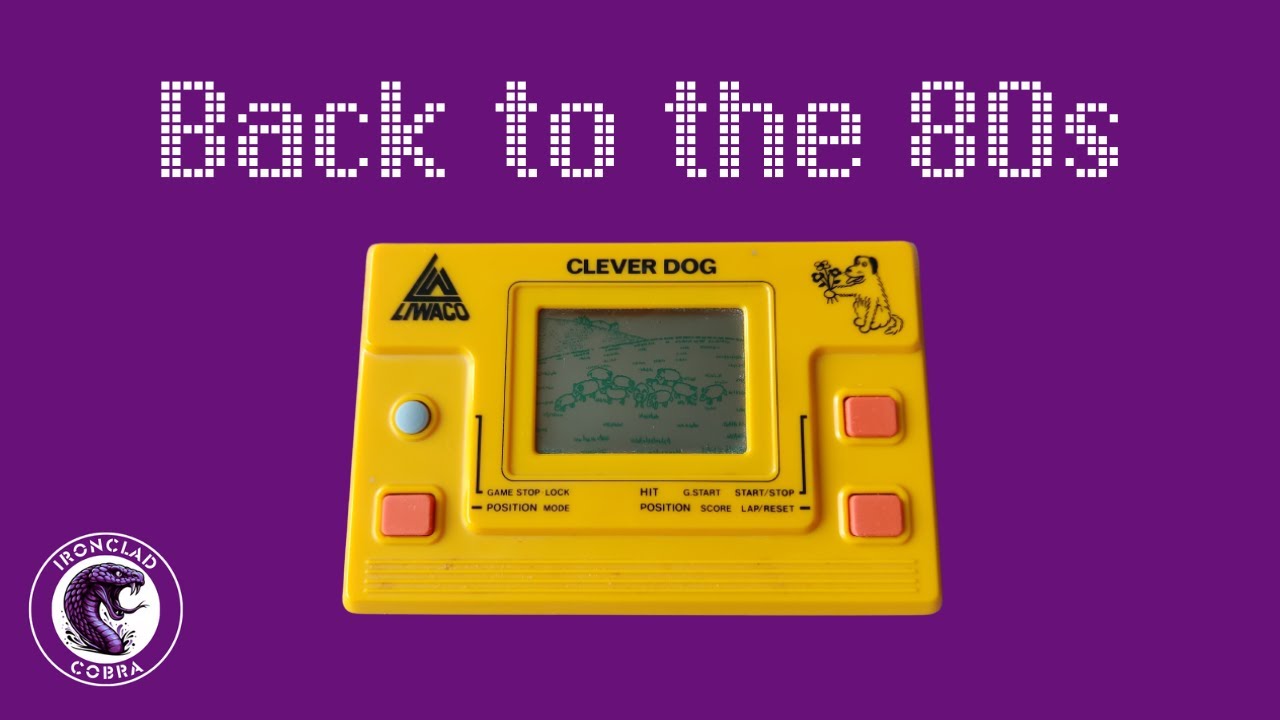 LIWACO Clever Dog Handheld LCD Game 1980s (Back to the 80s)
