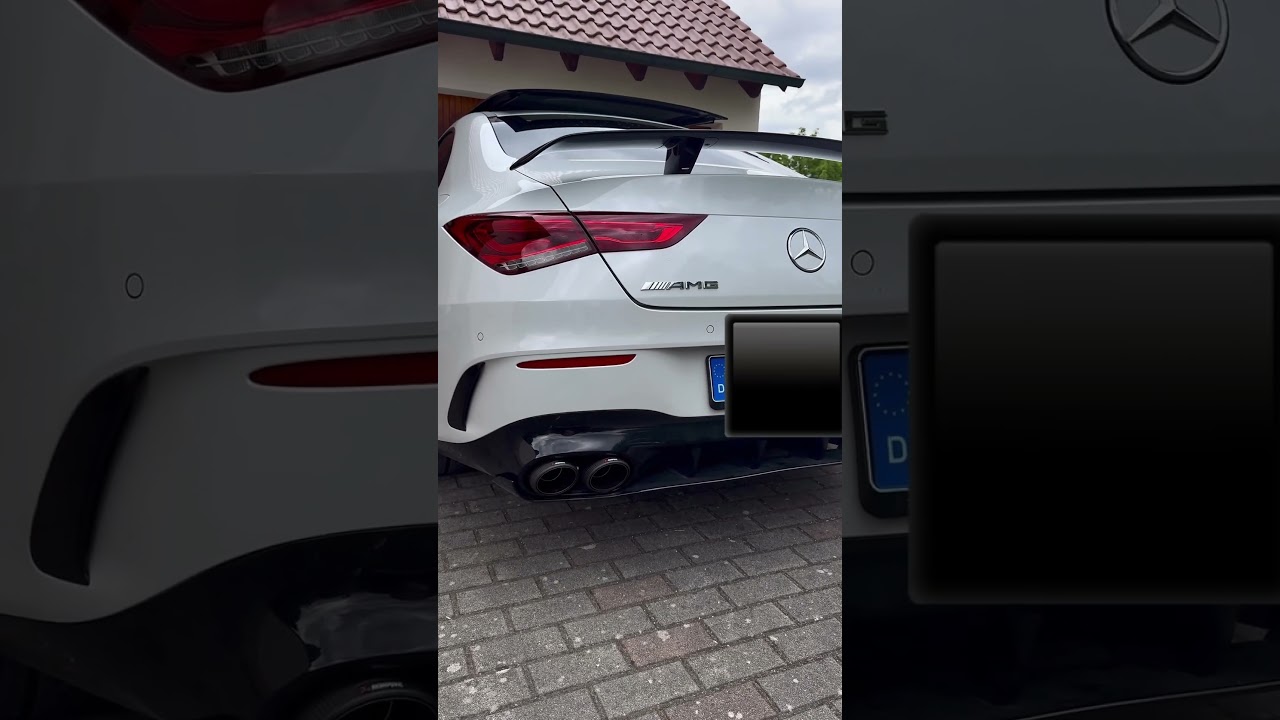 Cla 35 Akrapovic Slip on (legal) Start up and Revs up to 3.500