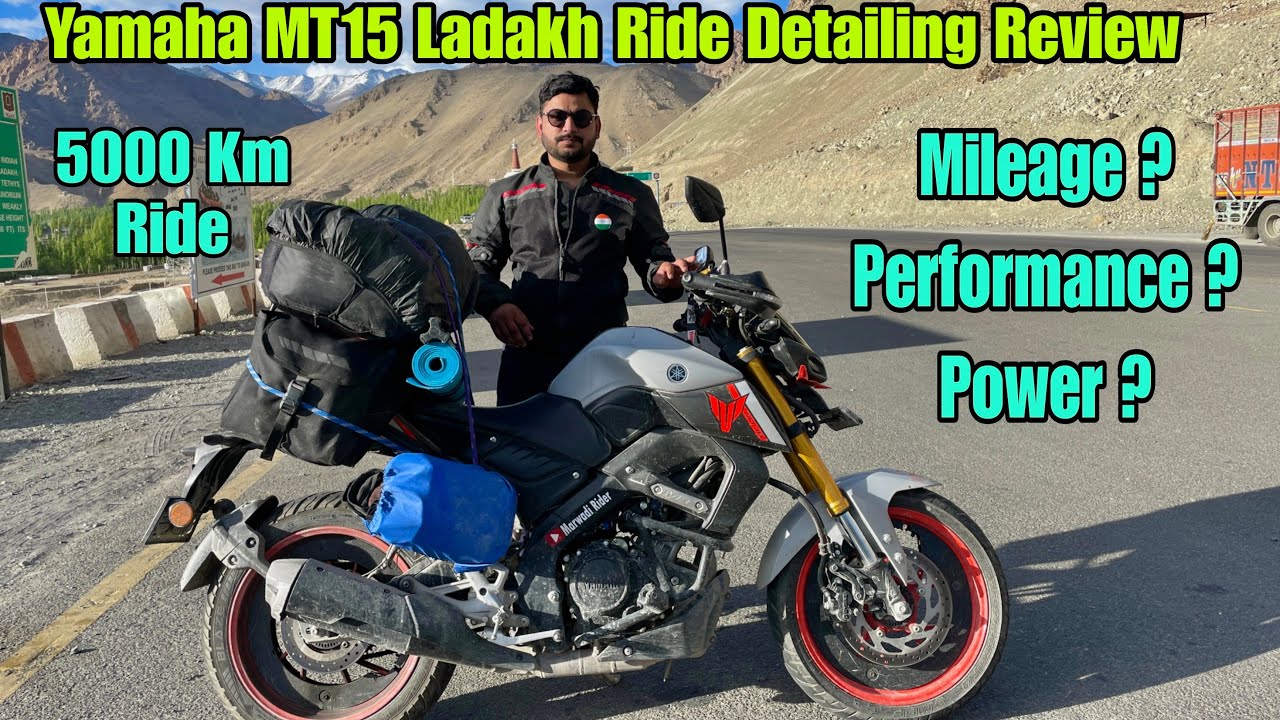 Yamaha MT15 Ladakh Ride Review || Mileage Performance || Detailing Review MT15 Long Ride