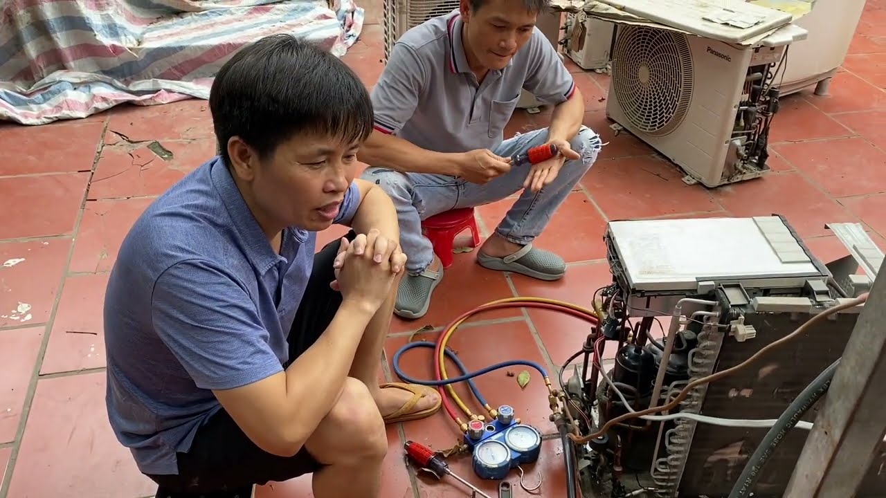 Điều hoà lạnh kem , lạnh không sâu, máy chạy bất thường (Dạy nghề Võ Hà 0913000595)