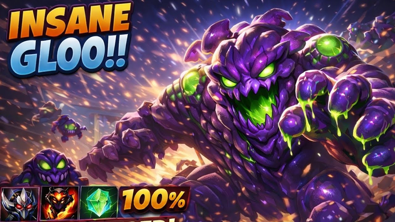 INSANE GLOO 😱 100% OVERPOWERED BUILD | MLBB RANK PUSH