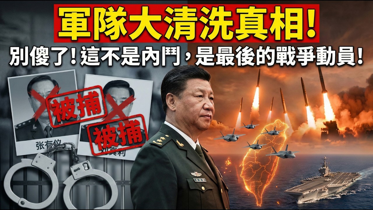 張又俠落馬只是開始？北京進入「絕對戰爭狀態」！這不是內鬥，是最後的動員！⚠️