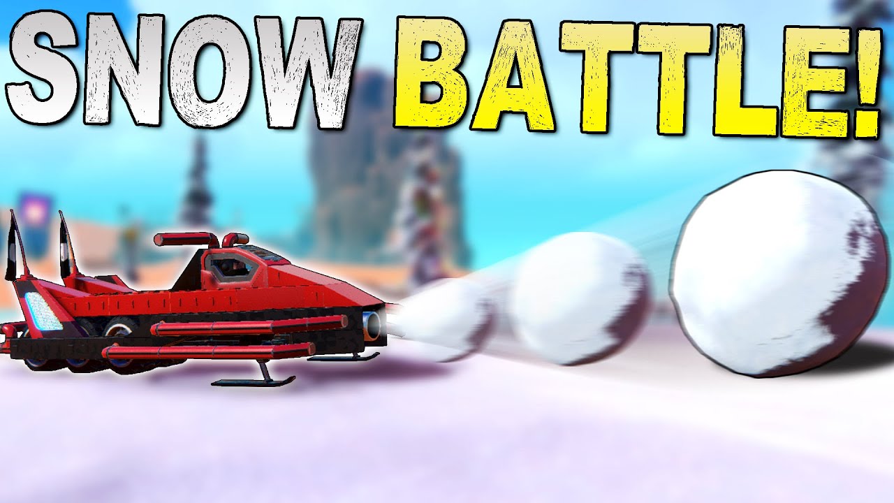 Snowball Fight with Snowmobiles! - Trailmakers Multiplayer