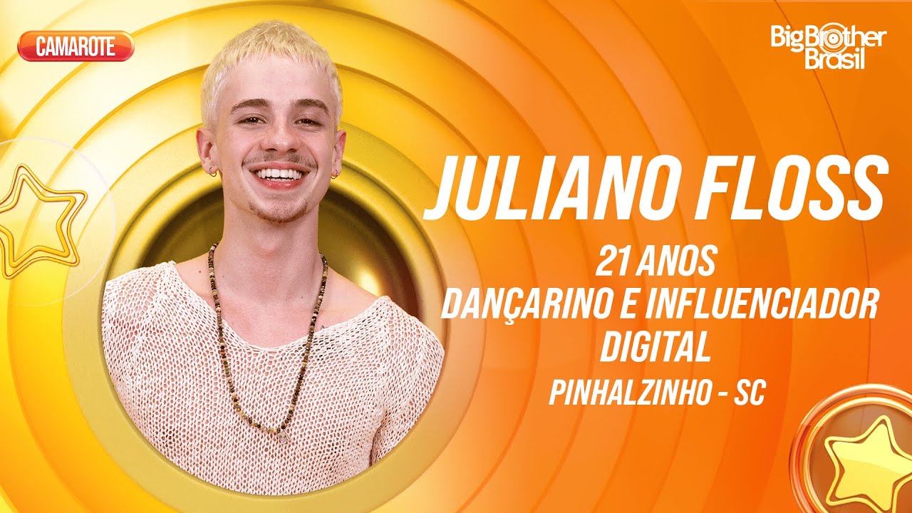 BBB 26: Conhe&ccedil;a Juliano Floss, um dos Camarotes confirmados! | BBB 26 | TV Globo