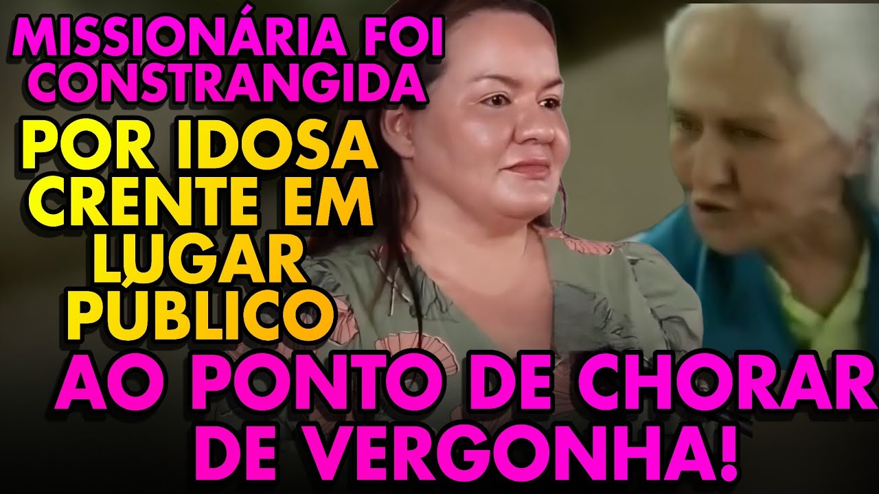 IDOSA CHAMA ATENÇÃO  DE MISSIONÁRIA NO AEROPORTO - VEJA O QUE ELA FEZ!