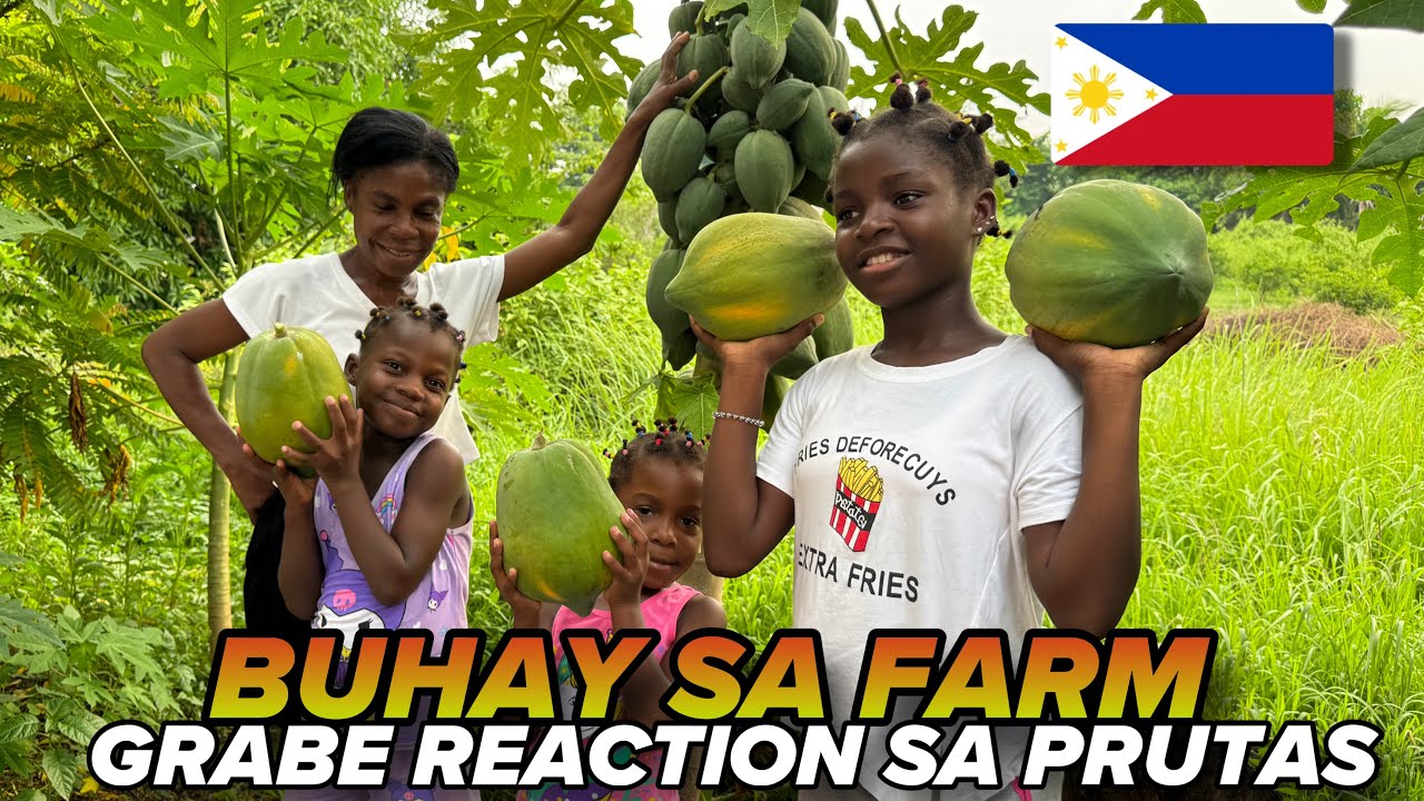 BUHAY SA FARM....BEST REACTION SA MGA PRUTAS