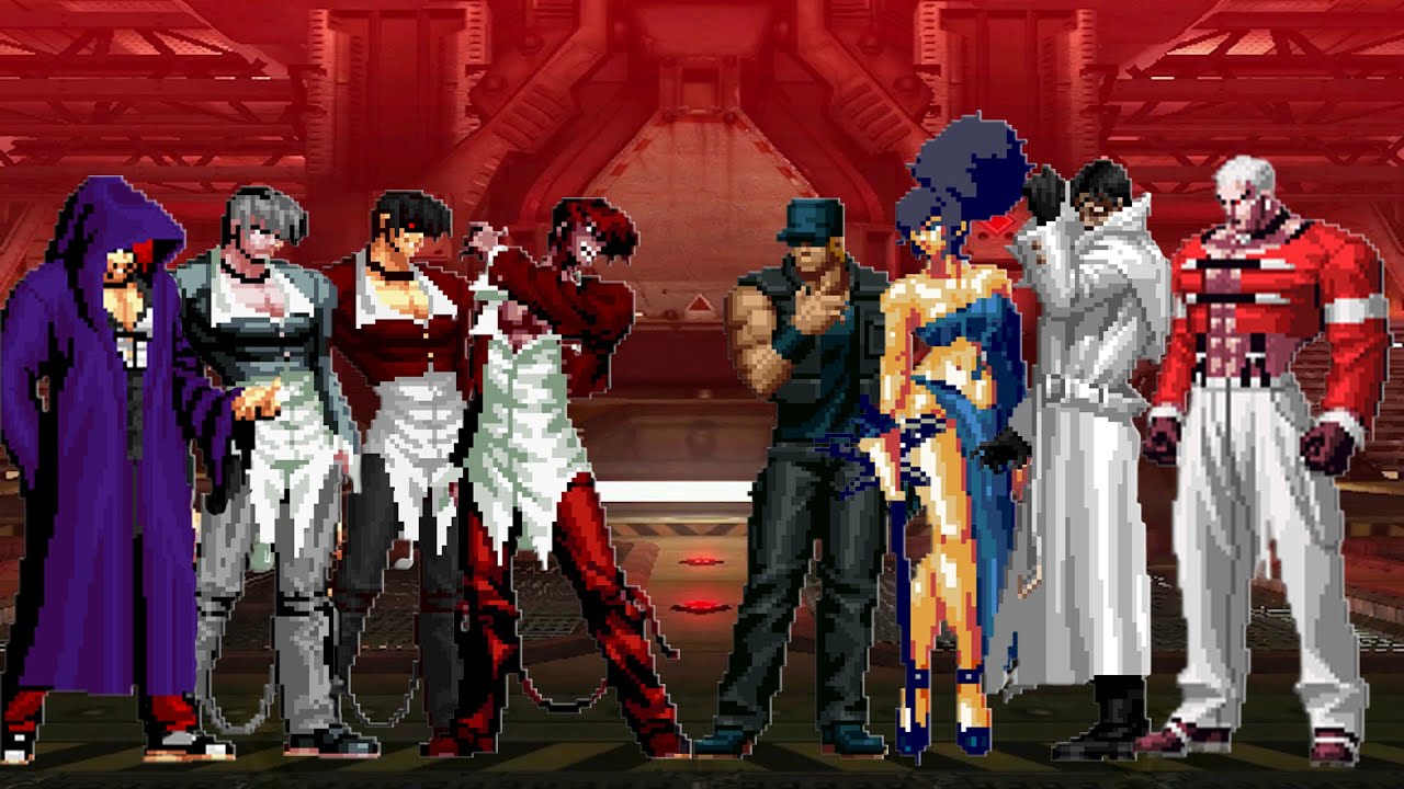 [KOF Mugen] Iori Yagami Team vs Random Team