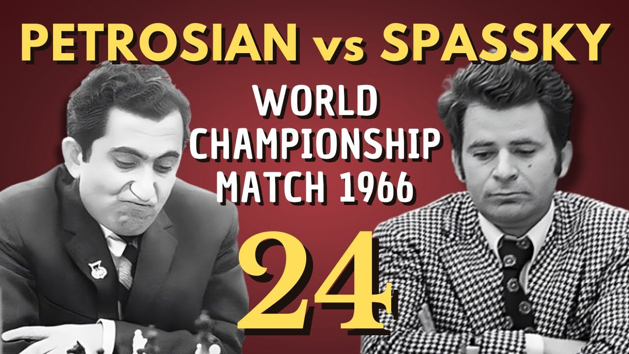 Tigran Petrosian vs Boris Spassky | World Championship Match 1966 | Round 24