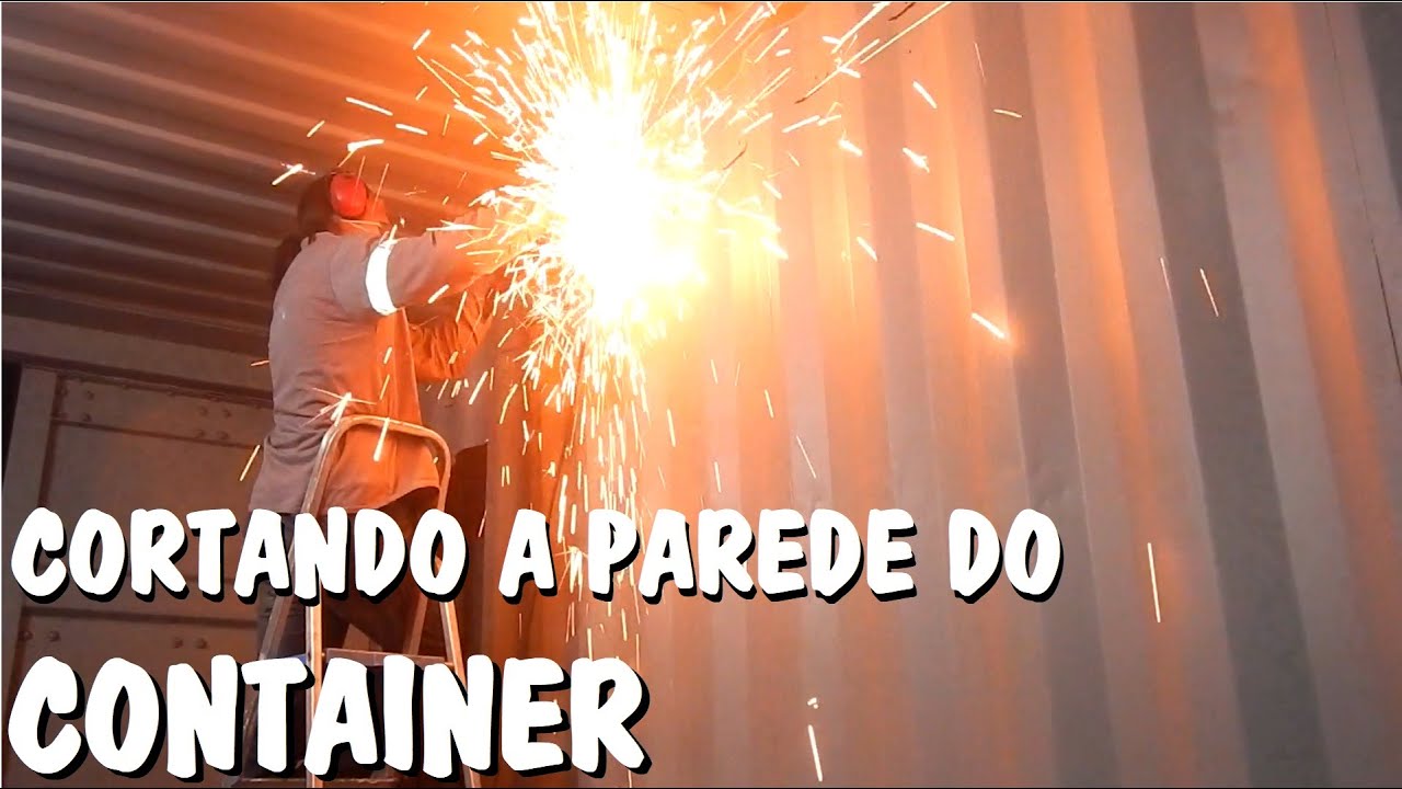 Cortando a chapa entre os containers ( EP 07 - TEMP -2)