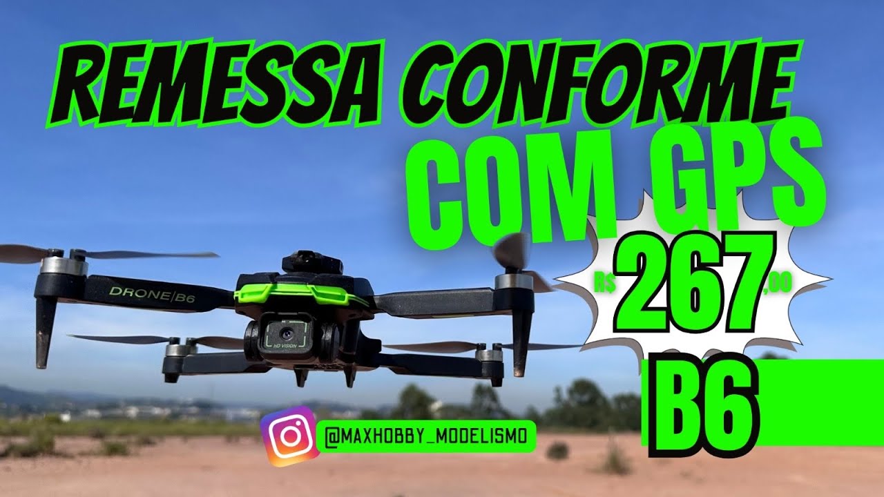 DRONE B6 | Como calibrar o GPS no primeiro voo | Dicas iniciantes