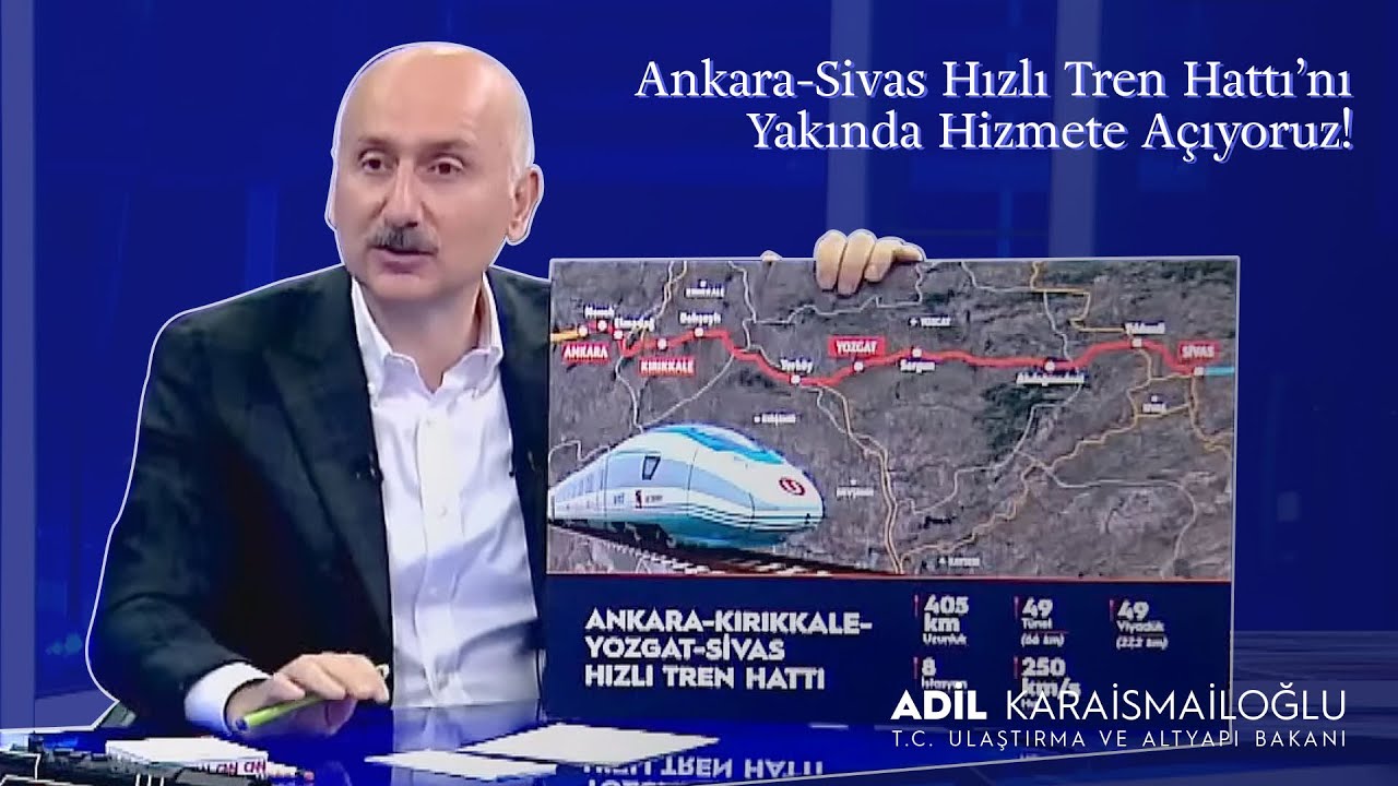 Ankara-Sivas Hızlı Tren Hattı’nı Yakında Hizmete Açıyoruz!