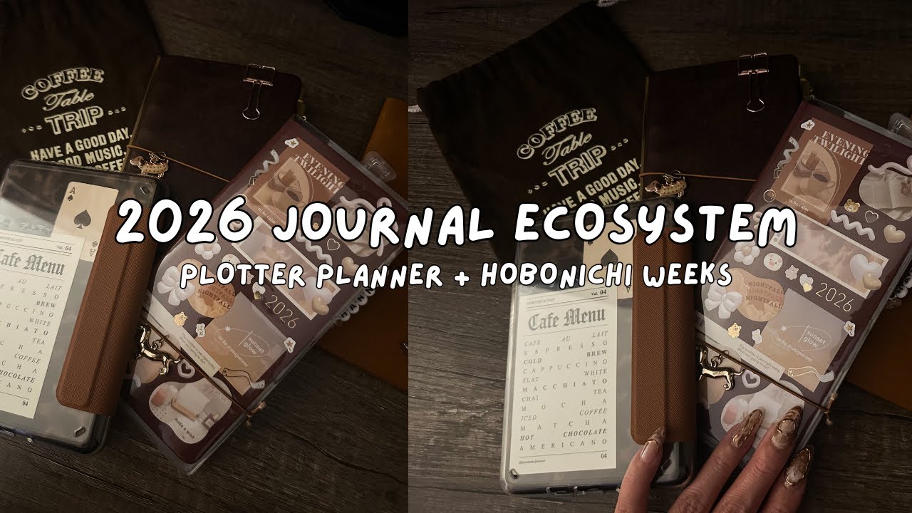 2026 Journal Eco System | Ring planner + Hobonichi Weeks