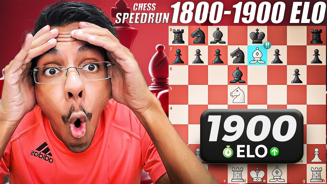 How I Went From 0 to 1900 Chess Elo in 4 Months | Chess Rating Climb 1800 to 1900 ELO