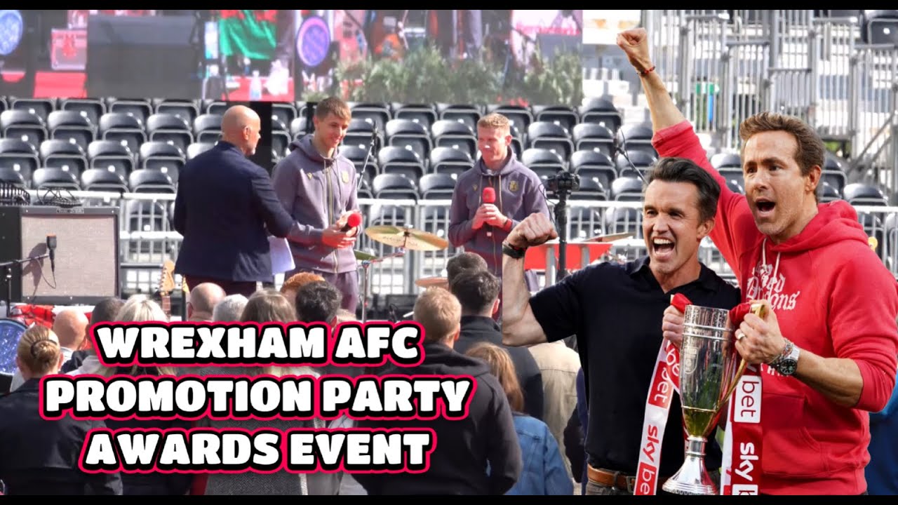 WREXHAM AFC END OF SEASON AWARDS & PROMOTION PARTY
