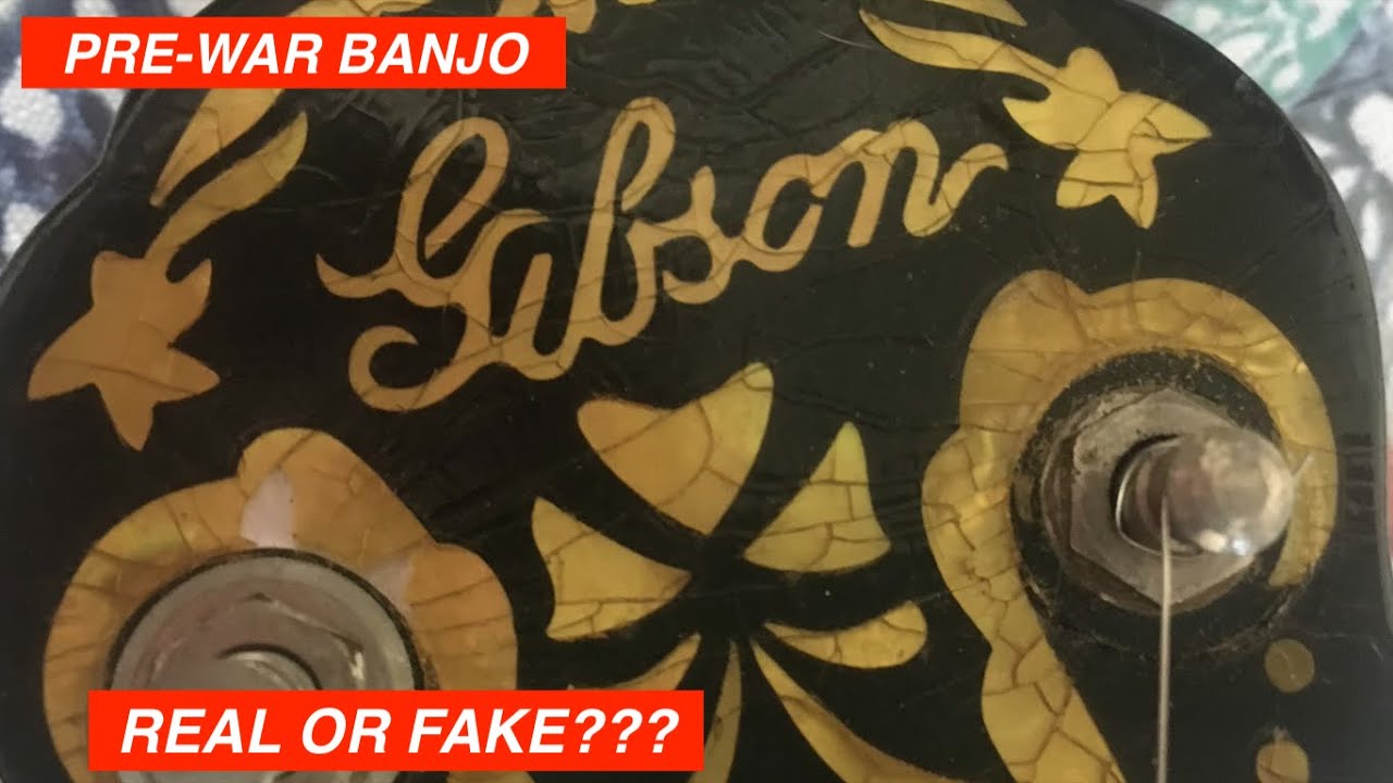 Pre-War Gibson Banjo - Real or Fake????  Part 1
