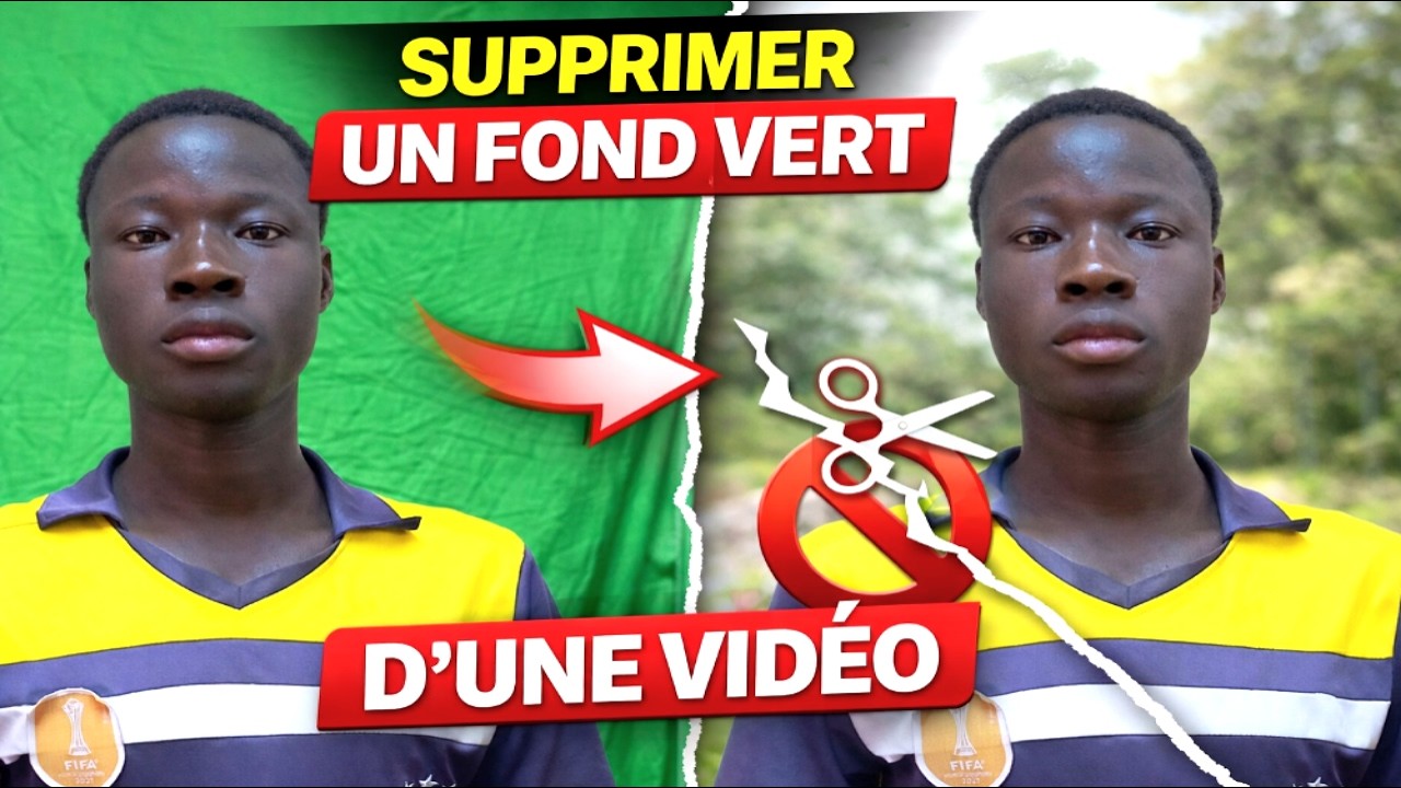 Supprimer un fond vert d’une vidéo FACILEMENT (débutant à pro)