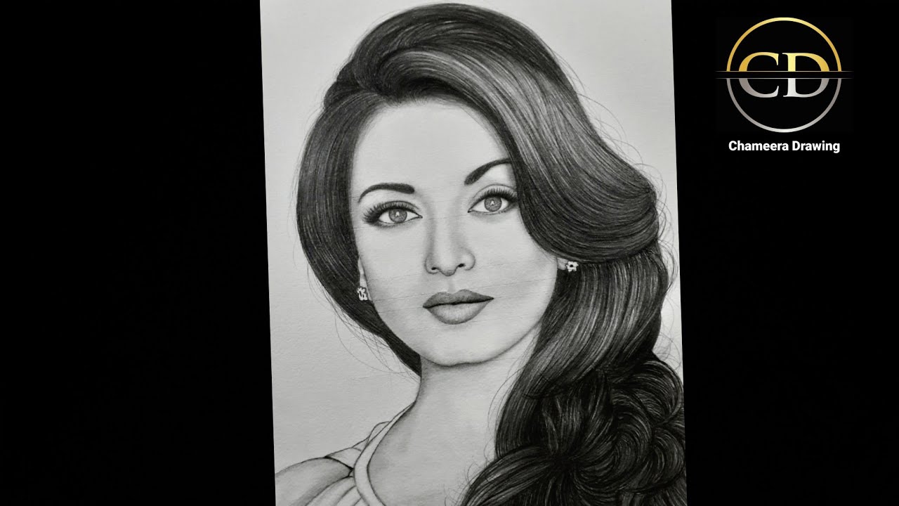How to draw actress 
