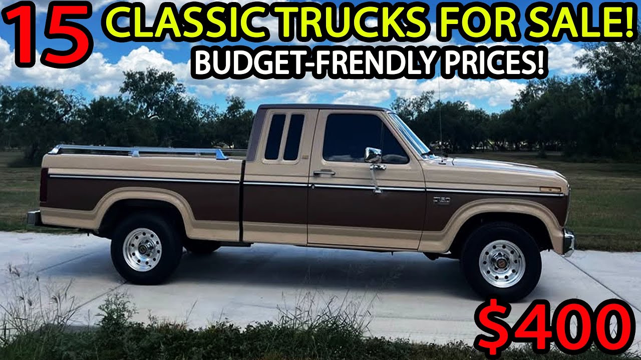 Hurry! 15 Classic Trucks on Craigslist for Under $10,000!
