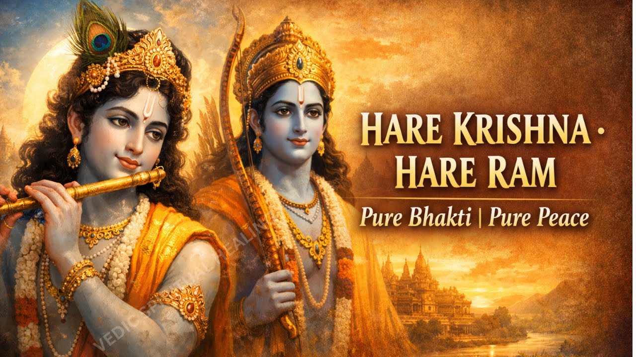Hare Krishna Hare Ram Mahamantra | Shri Krishna Govind Bhajan for Morning Meditation