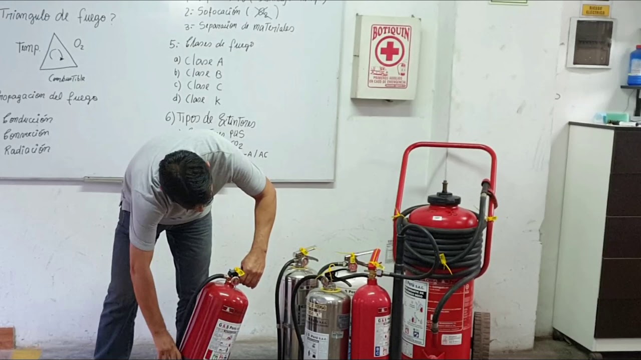 CAPACITACION DE EXTINTORES  (EXTINTORES G&S PERU SAC)