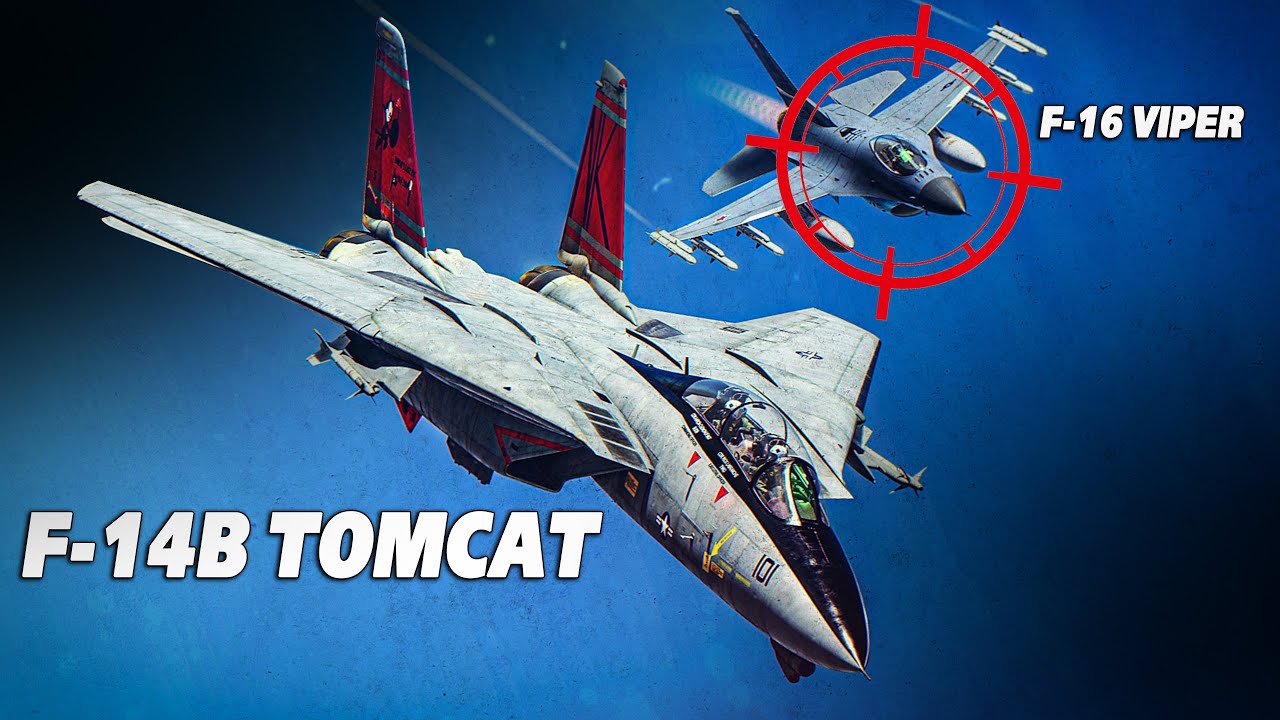 The Best Maneuver Kill? | F-14 Tomcat Vs F-16 Viper DOGFIGHT | Digital Combat Simulator | DCS |
