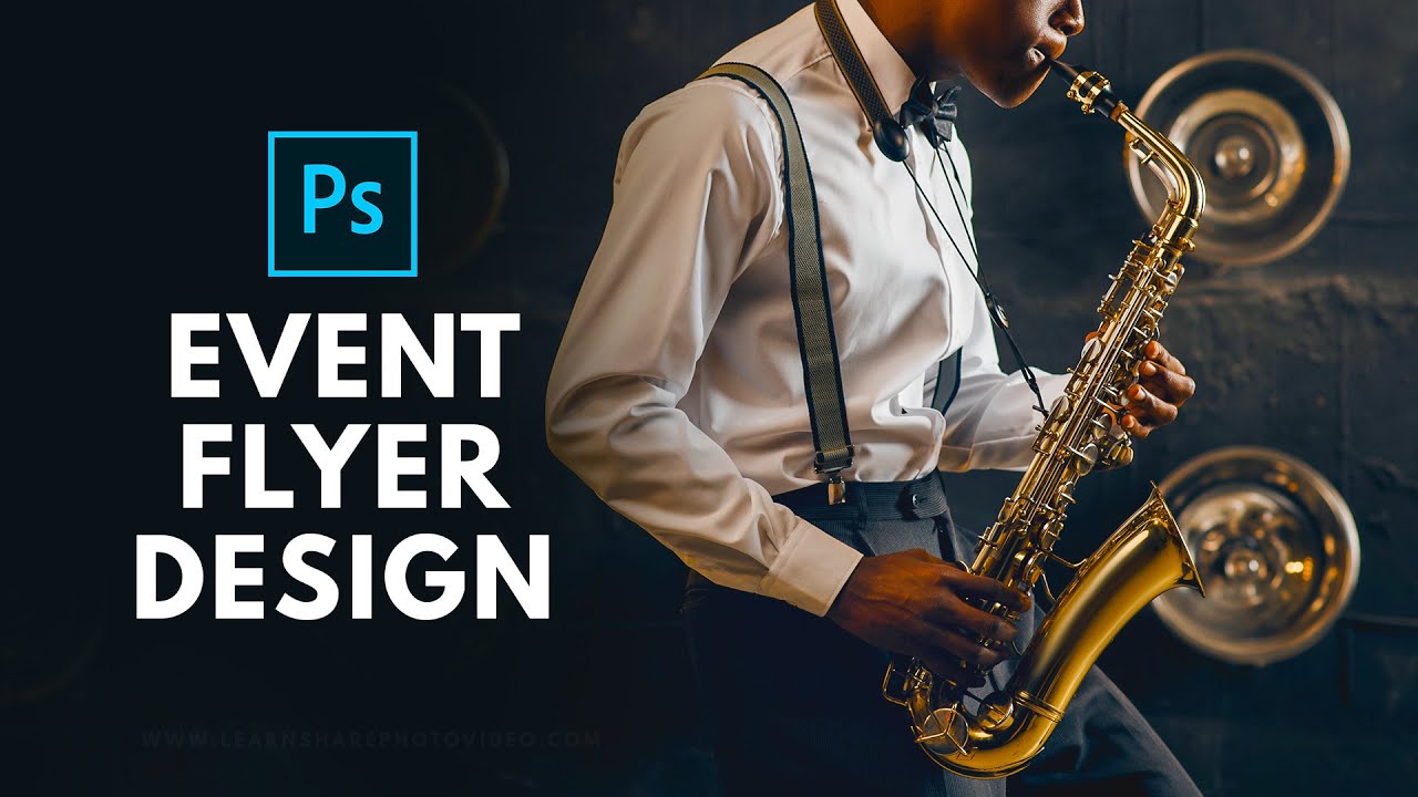 How to Design an Event Flyer Poster in Photoshop – How to Use Adobe Photoshop (Part 10)