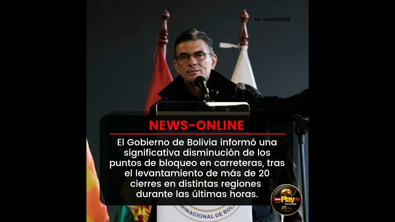 🟠#NewsOnline -#Bolivia🇧🇴▶️ Reduce los bloqueos y apuesta por el di&aacute;logo para recuperar la normalidad