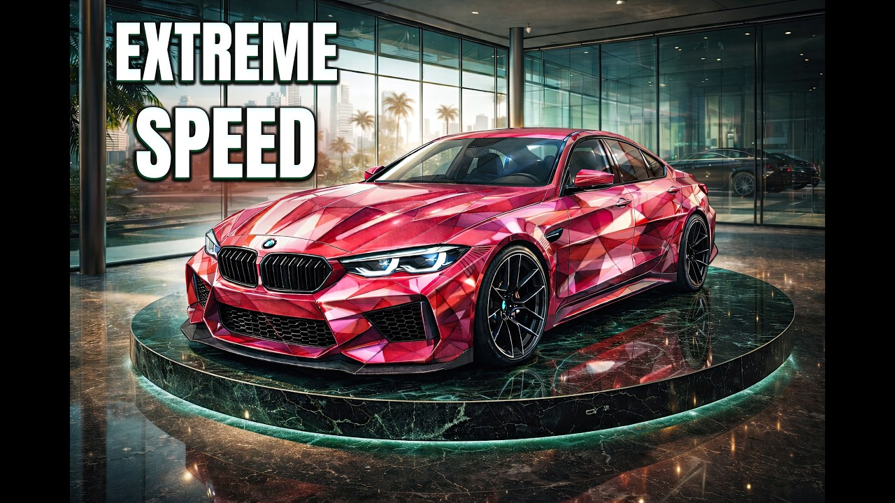 BMW Concept Car at Extreme Speed