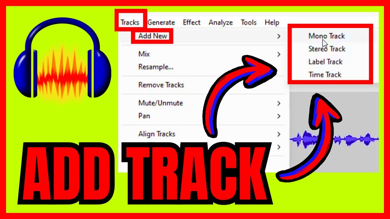 How To ADD Track In Audacity (Quick & Easy)