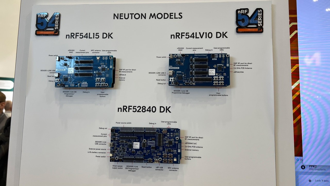 Запуск моделей ИИ на Bluetooth-SoC от Nordic