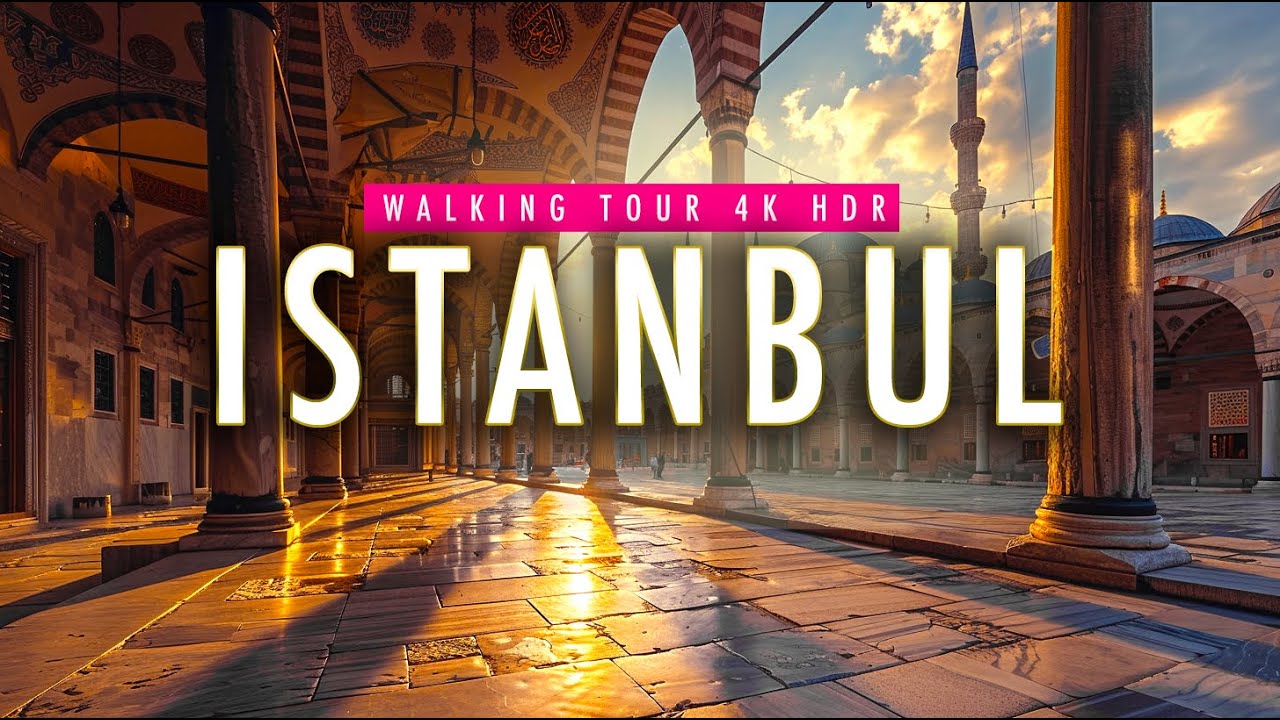 Stunning Walking Tour | Exploring Historic Istanbul, Turkey | 4K60 HDR | European Walking Tours