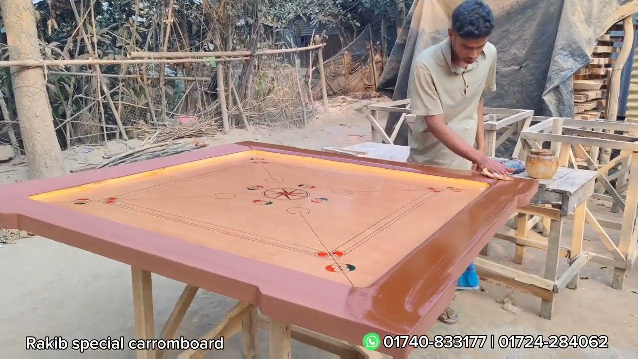 আপনার পছন্দের বেল কাঠের বোর্ড—এখন ওয়াটারপ্রুফ সুবিধাসহ! (২ টি কেরাম বোর্ড ডেলিভারি)" 