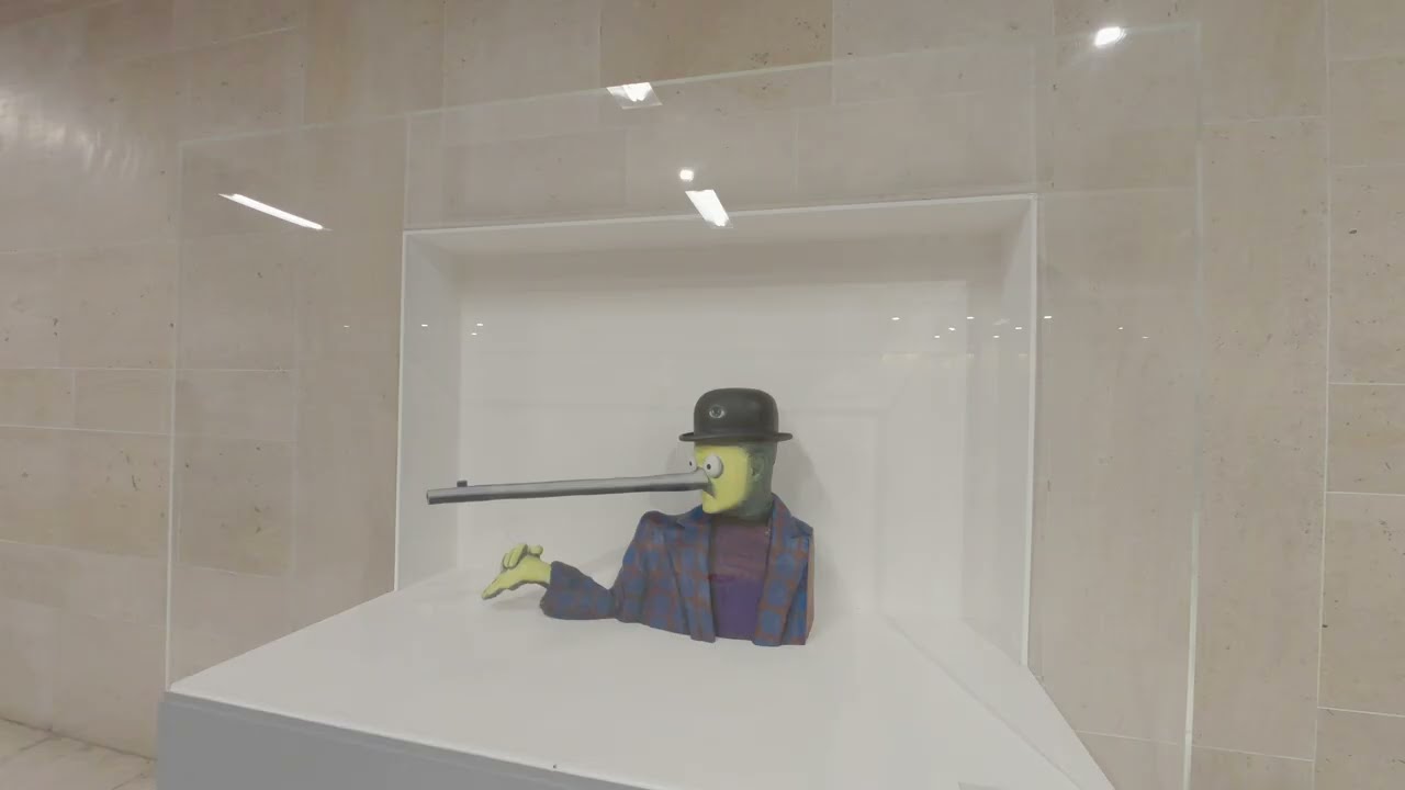 Magritte museum in Brussels #vr180 stereoscopic 3d