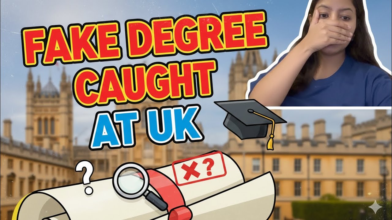 * CAUGHT! 🚨 Fake Degree Scandal in the UK (Don't Risk It!) #ukimmigration #internationalstudents 