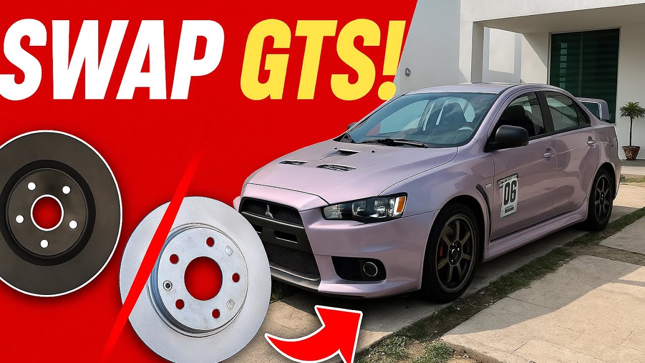 🧰 Upgrade de frenos GTS en mi Lancer | ¡La diferencia es brutal! 🔥