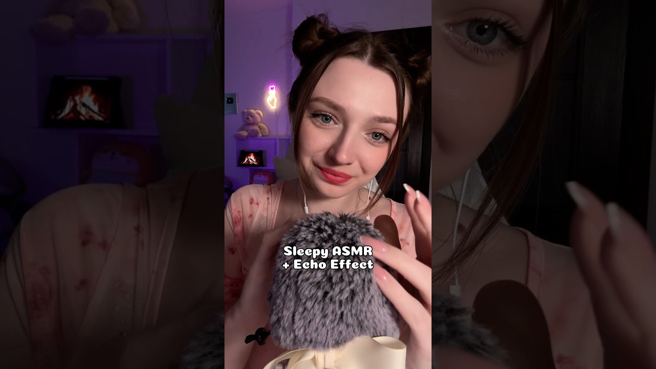 Sleepy asmr + echo effect #asmr #asmrsounds #asmrrelax #asmrtingles #relax #tingles #whispers