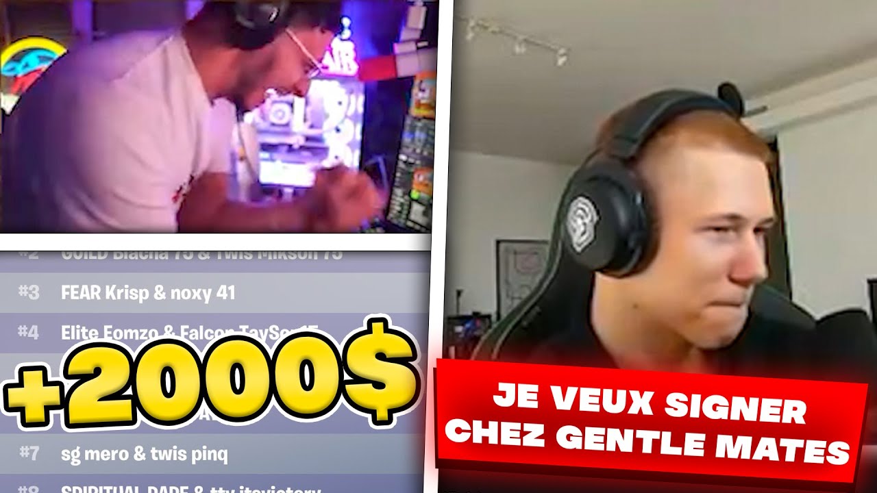 JOLAVANILLE CASH SUR FORTNITE 😍 MRSAVAGE Veut Rejoindre M8 😱