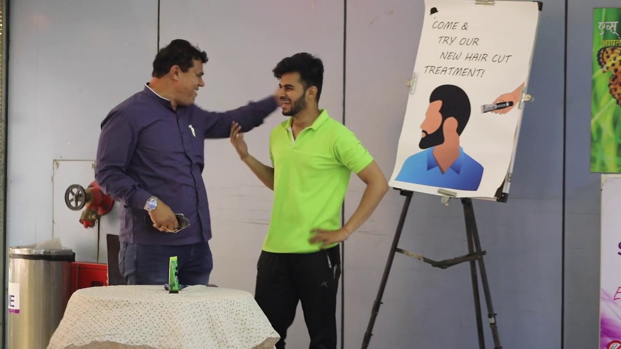 The accidental haircut Prank