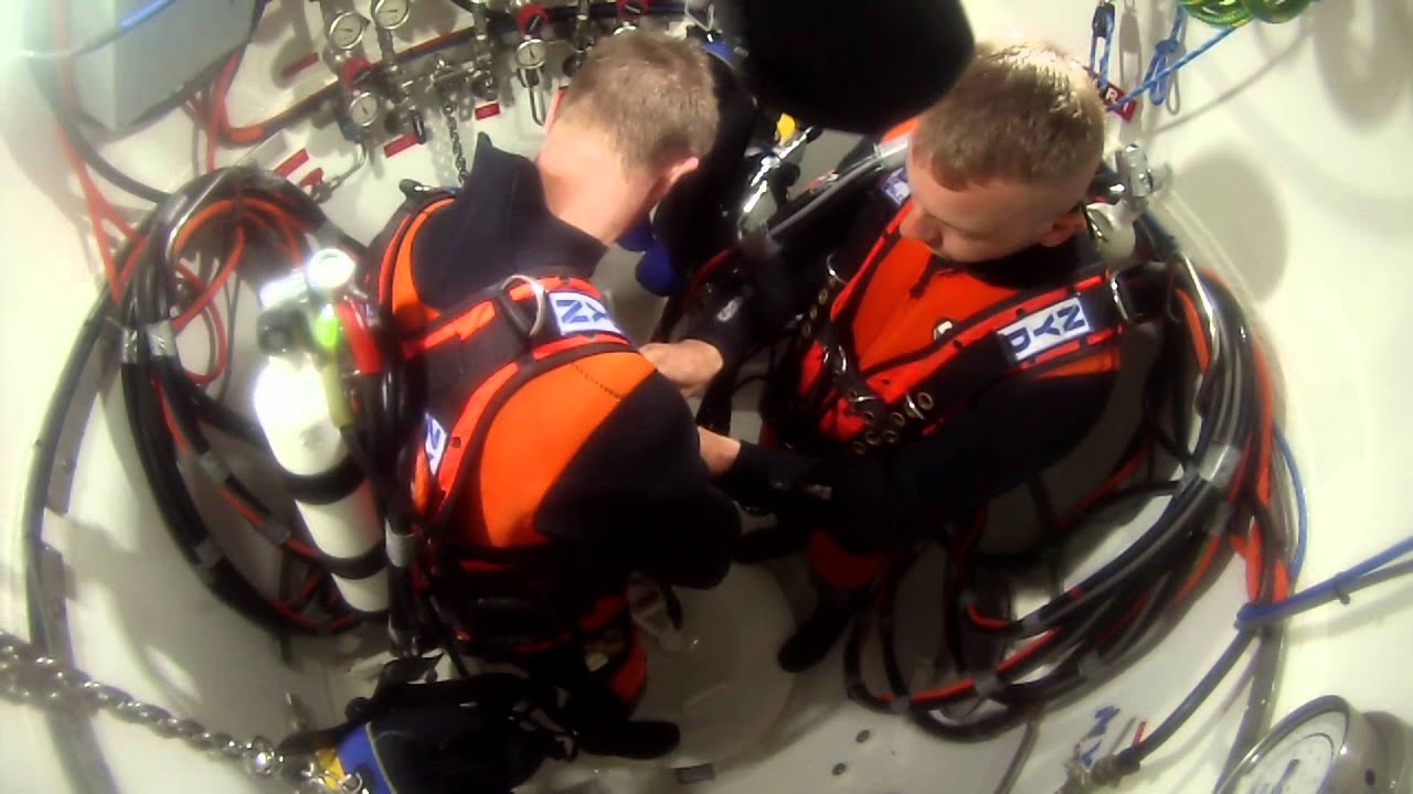 Closed bell diving part 1
