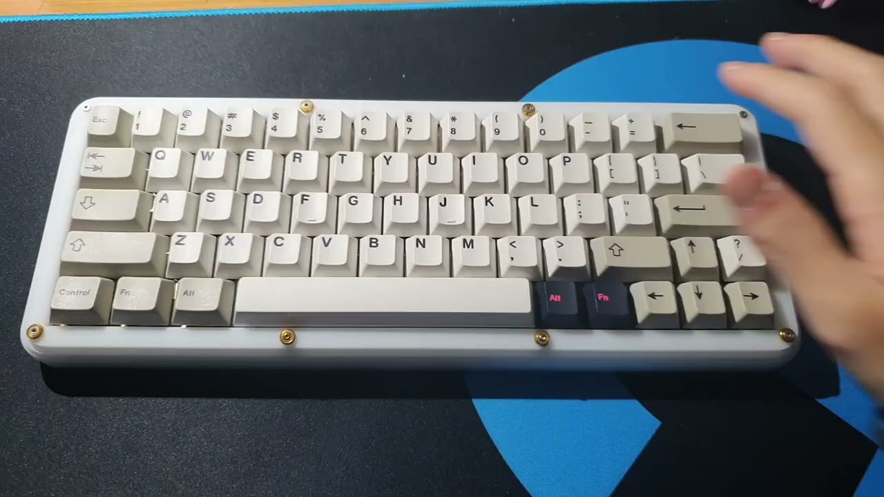 Acrylic stack keyboard w/ JWK T1 switches