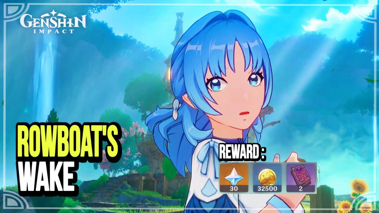 Rowboat's Wake | In the Wake of Narcissus : Act 4 | World Quest & Puzzles [Genshin Impact]