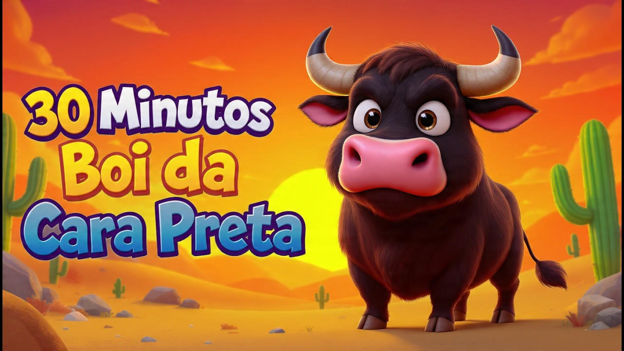30 Minutos de Músicas Infantis com o Boi da Cara Preta | Cante, Dance e Aprenda