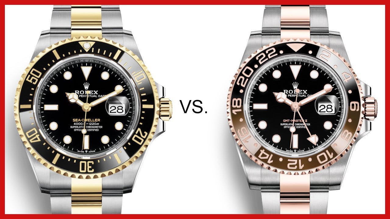 ▶ Rolex Sea-Dweller 43mm vs Gmt-Master II 