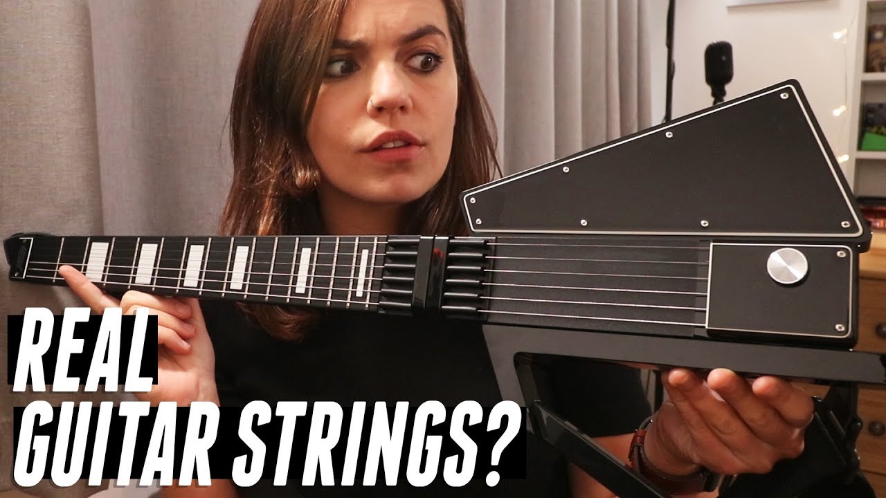 A DIGITAL guitar with STEEL STRINGS!
