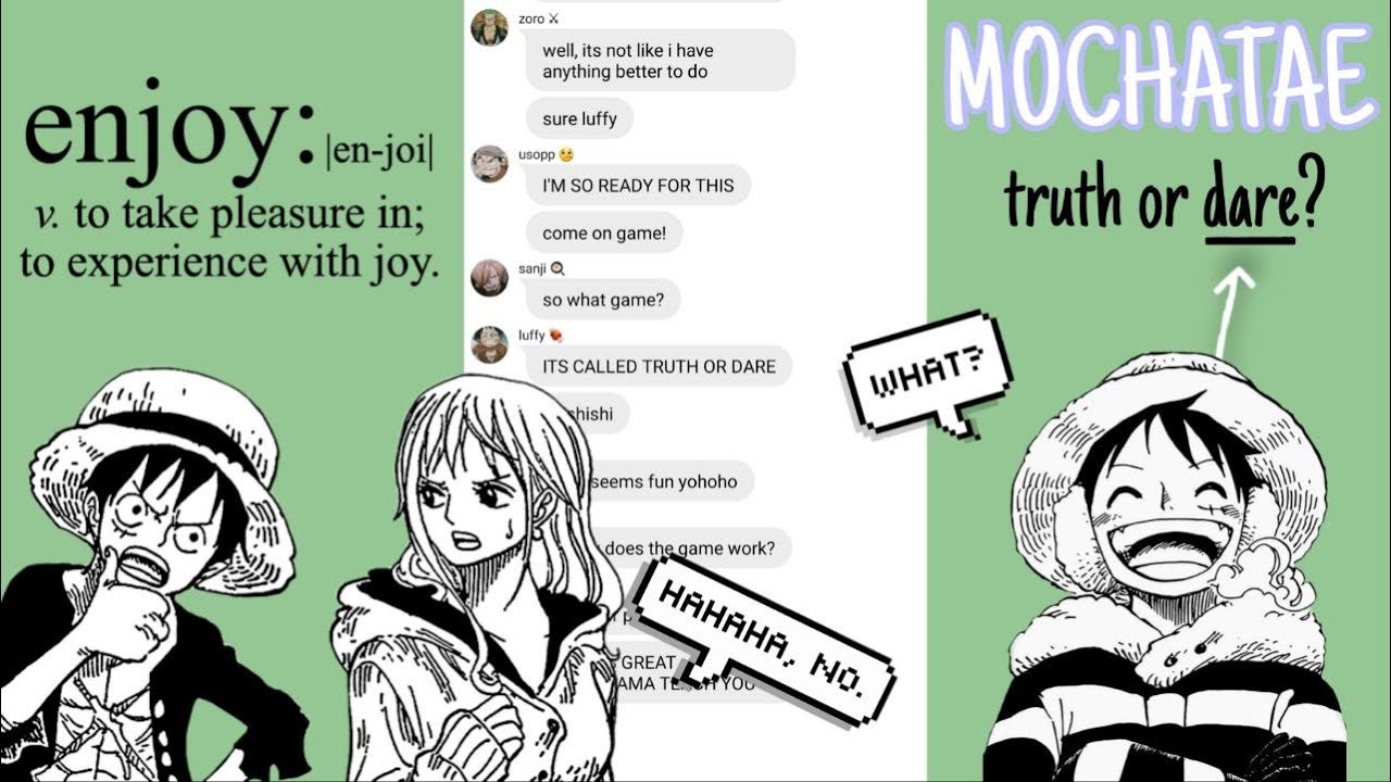 one piece texts | the strawhats dares each other?! (lunami & zosan)