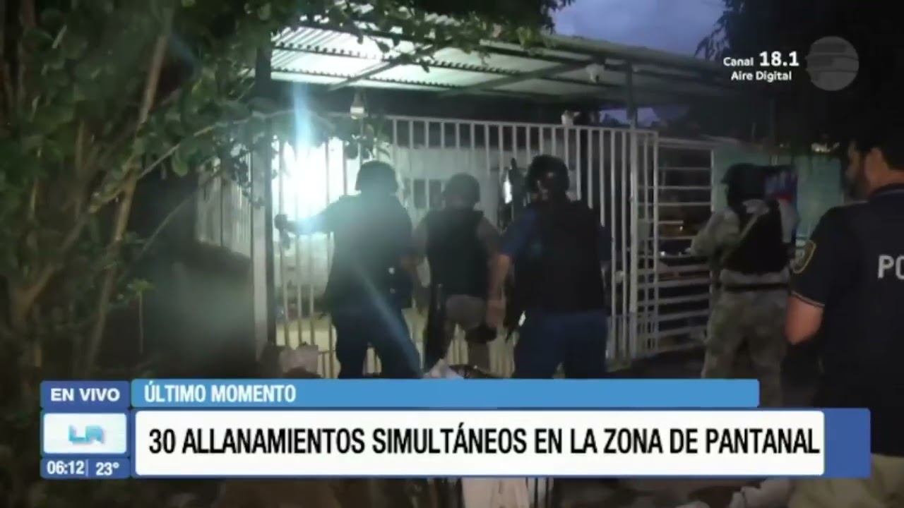 Así iniciaba el operativo en zona de Pantanal
